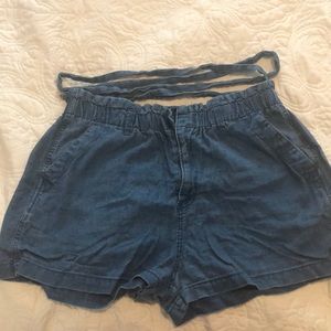 High waisted shorts